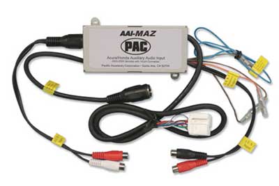 PAC DUAL AUXILIARY INPUT INTERFACE FOR SELECT MAZDA VEHICLES