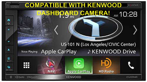 KENWOOD eXelon In-Dash 6.8" HD Navigation System with  Bluetooth and HD Radio and Kenwood Dashboard Camera Ready