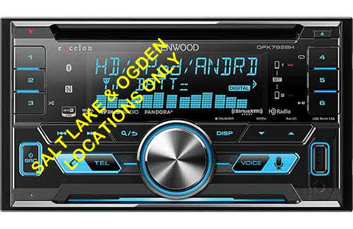 KENWOOD Double DIN NFC Bluetooth In-Dash CD/AM/FM Car Stereo w/ Built-in HD Radio and SiriusXM Ready