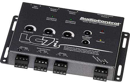 AudioControl 6-channel line output converter with bass restoration  add amps to your factory system