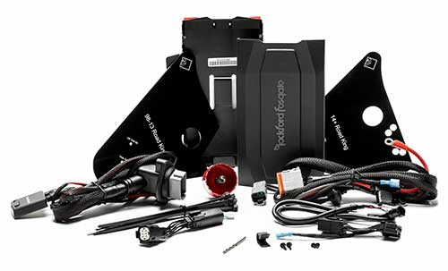 ROCKFORD FOSGATE Complete Amp Install Kit for Select 1998+ Harley Davidson Motorcycles 