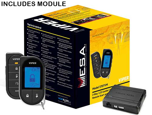 MESA/VIPER LCD 2-Way Security & Remote Start System with Module