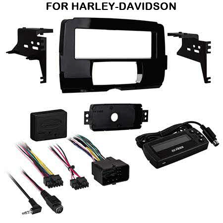 Metra Install and connect a single-DIN receiver in select 2014-up Harley-Davidson models