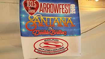Arrowfest 2019  featuring the Doobie Brothers and Santana