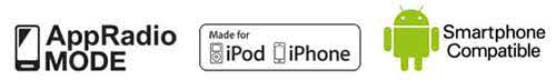 App Radio Mode, Made for iPod/iPhone, Android Smartphone Compatible App Radio Mode, Made for iPod/iPhone, Android Smartphone Compatible