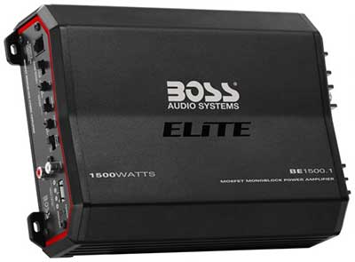 BOSS AUDIO ELITE MODEL 1500W High Output Monoblock, Class A/B