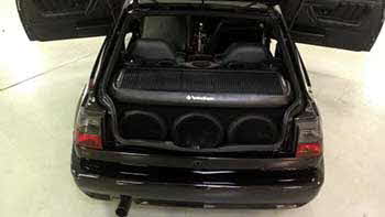 VW Corrado VR6 - Installed Kenwood Excelon 6.95" Nav, Bluetooth, HD Radio,Pandora Receiver with Rockford Fosgate Signal Processor, 2 sets Rockford Component Spkrs, 3 ea. Rockford 12" Subs, 3 ea. Rockford Amps, Kinetik Power Cell and Hushmat Sound Dampening