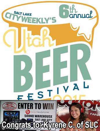 Congrats to Beerfest 2015 Winner Kyrene C. of Salt Lake City!