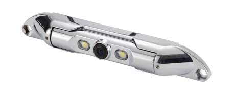 ECHOMASTER 1/4" CMOS Bar Type License Plate Camera with Chrome Metal Finish