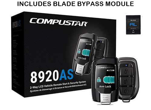 COMPUSTAR All-in-One 2-Way Remote Start + Alarm Bundle