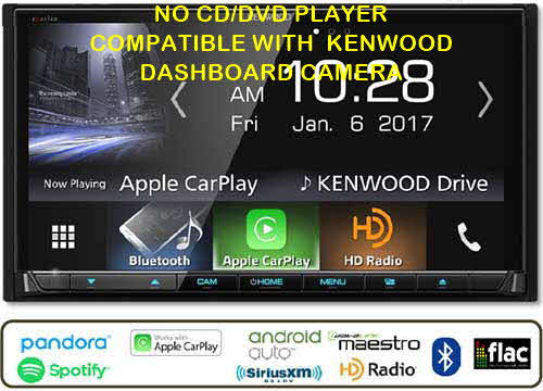 Kenwood 6.95" In Dash Double Din Monitor Receiver with Built in Bluetooth & HD Radio  Kenwood 6.95" In Dash Double Din Monitor Receiver with Built in Bluetooth & HD Radio