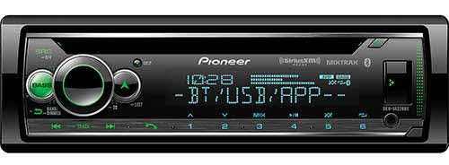 PIONEER CD Receiver with enhanced Audio Functons, Pioneer Smart Sync App Compatibility, MIXTRAX®, Built-in Bluetooth®, and SiriusXM-Ready™