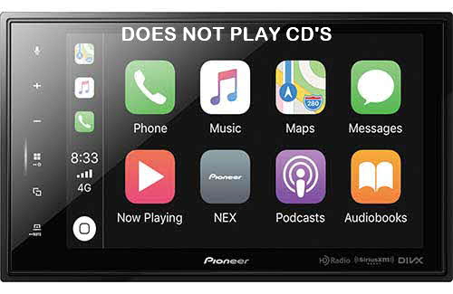 PIONEER NEX Modular 8'' Capacitive Multimedia Receiver with Apple CarPlay�, Android Auto�, Built-in Bluetooth�, SiriusXM Ready�, iDataLink� Maestro�, and Remote Control Included