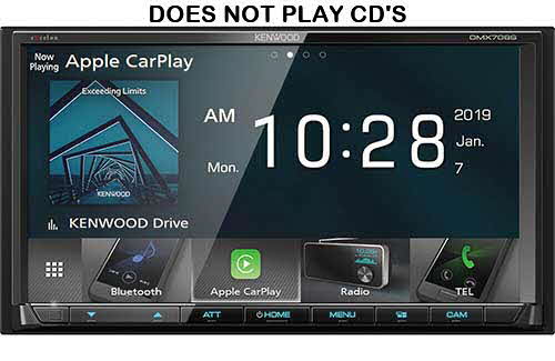 Kenwood eXcelon 6.95" Digital Media Receiver w/ Apple CarPlay & Android Auto