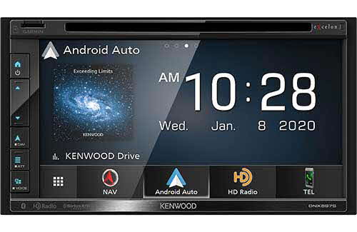 KENWOOD eXelon Navigation DVD Receiver with Bluetooth & HD Radio