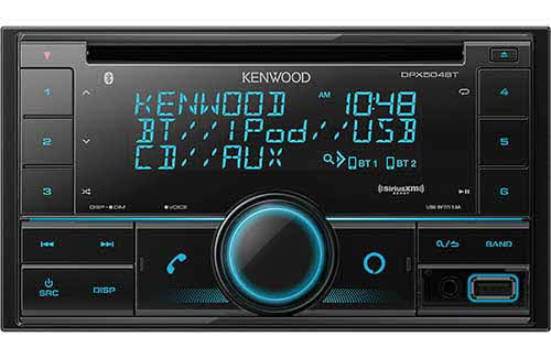 KENWOOD 2-Din CD Receiver with Bluetooth