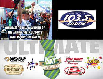 Congrats to Bill C. - Winner of The Arrow 103.5 - Ultimate Father's Day Giveaway!