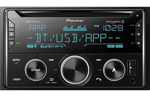 PIONEER Double DIN CD Receiver with Enhanced Audio Functions, Improved Pioneer ARC App Compatibility, MIXTRAX®, Built-in Bluetooth®, and SiriusXM-Ready™