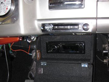 1955 GMC - INSTALLED KENWOOD AM/FM/CD/USB WITH BUILT IN BLUETOOTH, KENWOOD EXCELON FRONT COMPONENTS, REAR KENWOOD FULL RANGE SPEAKERS, 10" SHALLOW MOUNT KENWOOD WOOFERS WITH CUSTOM BASS ENCLOSURE, KENWOOD EXCELON 4-CHANNEL AMP AND EXCELON SUB AMP. BUILT A CUSTOM CENTER CONSOLE WITH CUP HOLDERS.