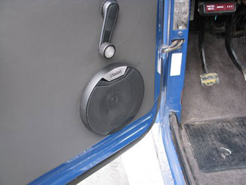 TOYOTA LANDCRUISER - INSTALLED A CLARION AM/FM/CD/MP3 RECEIVER AND CUSTOM MOUNTED CLARION 6 1/2" 2-WAY COAXIAL SPEAKERS IN DRIVER & PASSENGER DOORS