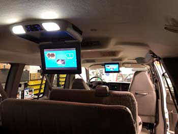 2007 Chevy Express Van. Installed two Planet Audio 12.1" & 11.2"