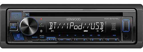 Kenwood Single DIN Bluetooth In-Dash CD/AM/FM Car Stereo Receiver w/ Pandora, Spotify Control