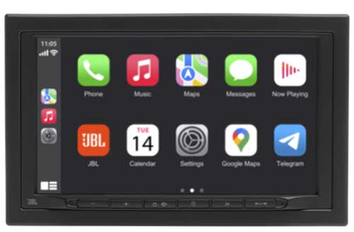 JBL 7’’ Double-Din car stereo with built-in Wireless Apple CarPlay and Android Auto function which offers the best in-car smartphone experience JBL 7’’ Double-Din car stereo with built-in Wireless Apple CarPlay and Android Auto function which offers the best in-car smartphone experience