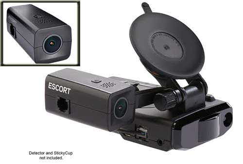 ESCORT HD dash camera for use with select Escort radar detectors