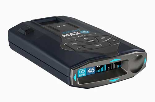 ESCORT MAX 360 MKII Radar and Laser Detector Bluetooth Enabled, 360 Directional Arrows, Exceptional Range, Shared Alerts, Drive Smarter App, Black