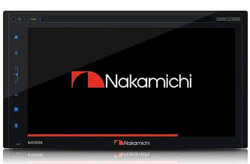 NAKAMICHI Double-Din In-Dash 6.8" WVGA Display Apple Car Play & Andriod Auto Multimedia CD DVD USB MP3 Bluetooth Spotify & Pandora Car Stereo Receiver