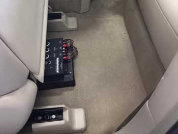 2014 Nissan Murano. Installed a Kenwood 4-channel amp & Kenwood speakers with a Audio Control 6-channel output converter.