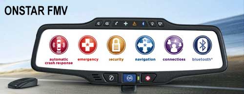 OnStar FMV Mirror