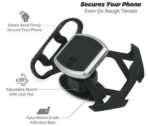 SCOSCHE TerraClamp Magnetic Cell Phone Holder