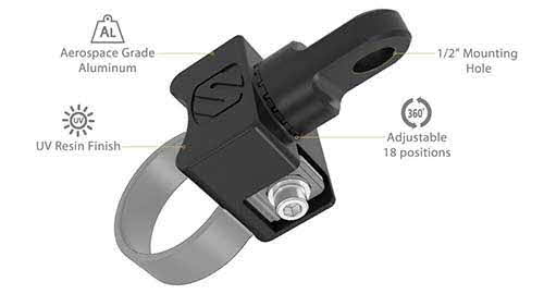 SCOSCHE BaseClamp Adjustable Flag/Whip Mount