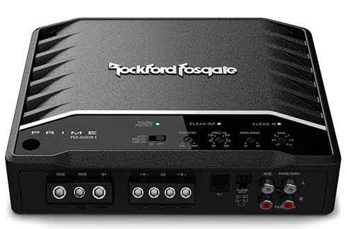 ROCKFORD FOSGATE Prime Series mono subwoofer amplifier � 500 watts RMS x 1 at 2 ohms 