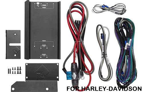 ROCKFORD FOSGATE Install Kit for Punch & Power Amplifiers into select 1998 to 2003 Harley Davidson Motorcycles