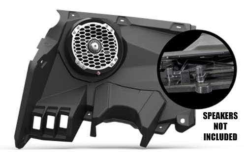 ROCKFORD FOSGATE 6.5" front speaker enclosures (pair) for 2017+ Maverick X3 models 