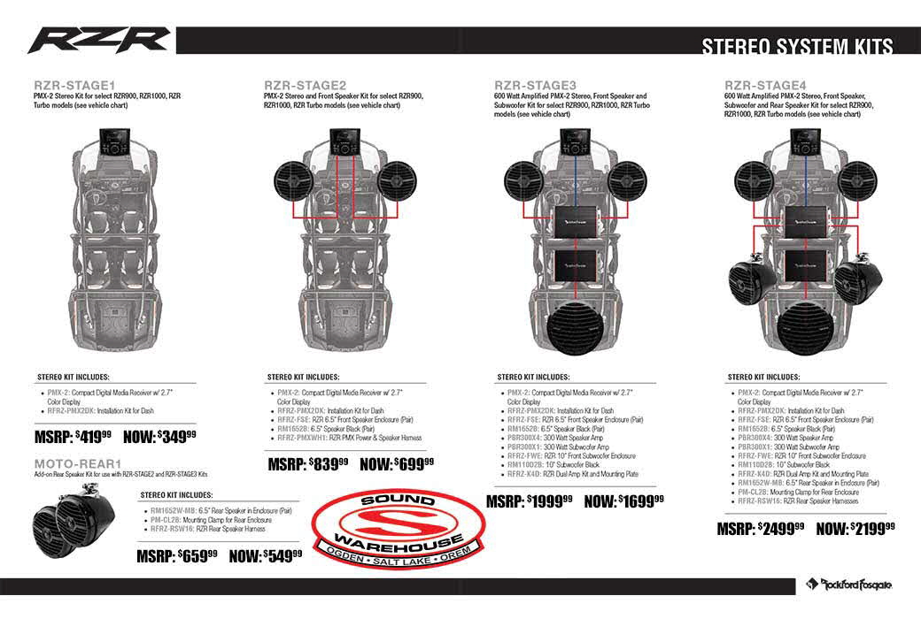 Rockford Fosgate Motorsports Audio