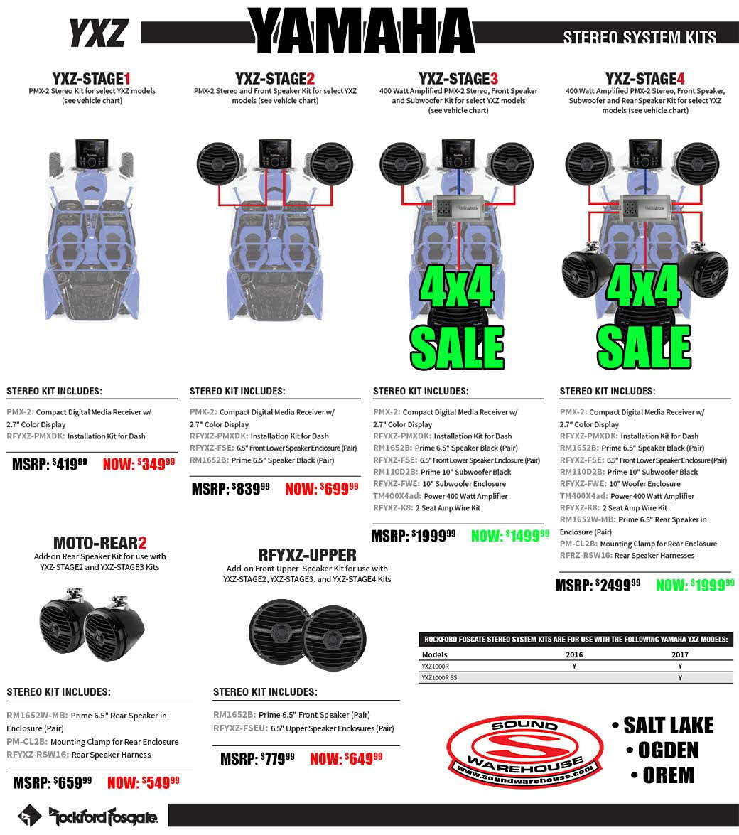 Rockford YXZ Product Information