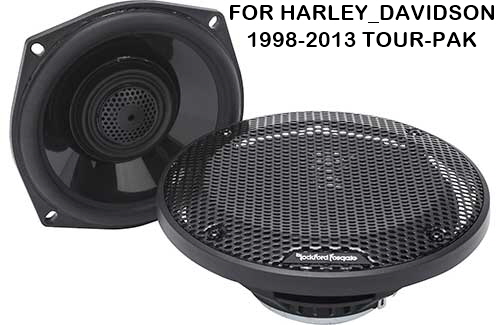 ROCKFORD FOSGATE Power Harley-Davidson� 5.25" Full Range Tour-Pak Speakers (1998-2013)