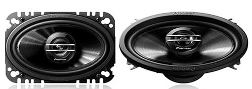 PIONEER 400W Max (60W RMS) 4" x 6" G-Series 2-Way Coaxial Car Speakers