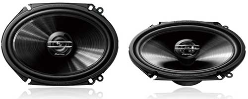 PIONEER 500W Max (80W RMS) 6" x 8" G-Series 2-Way Coaxial Car Speakers