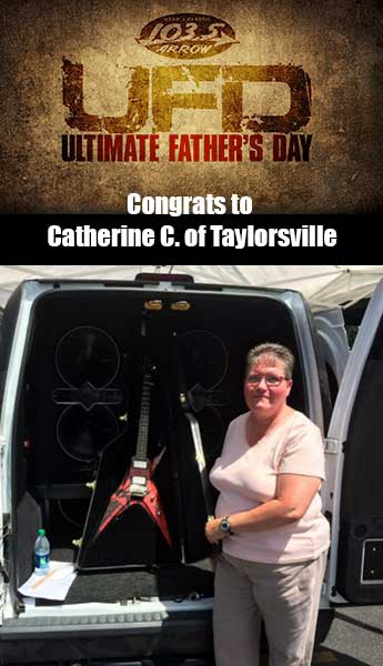 Congrats to Catherine C. of Taylorsville, Winner of our Ultimate Father's Day Contest!