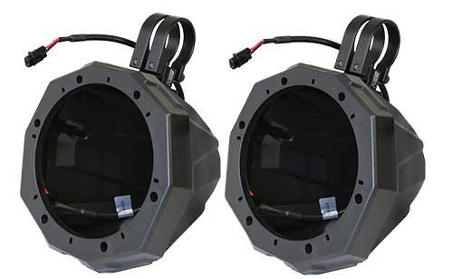 SSV Works Universal Cage Mount Pods Including Dual Clamps with 120 watt 6 1/2 Speakers