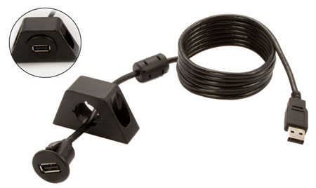 PAC 6 USB CABLE WITH MOUNTING BRACKET