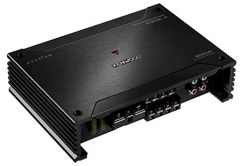 KENWOOD X Series 4-channel car amplifier with 50 watts RMS x 4
