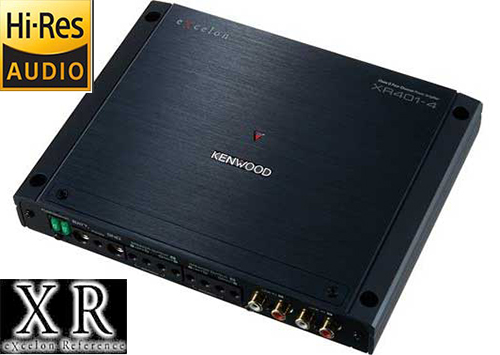 KENWOOD Reference Series 4-channel car amplifier � 75 watts RMS x 4