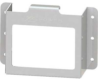 XS POWER Side-mount stamped aluminum box with window