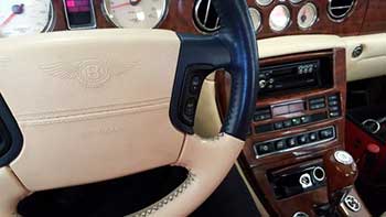 1999 Bentley. We modernized the head unit replacing the cassette player with a Kenwood CD/USB.