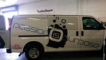 Completely rebuilt the door panels on Soul Pro's van to hold a set of Rockford Fosgate Pro Series speaker